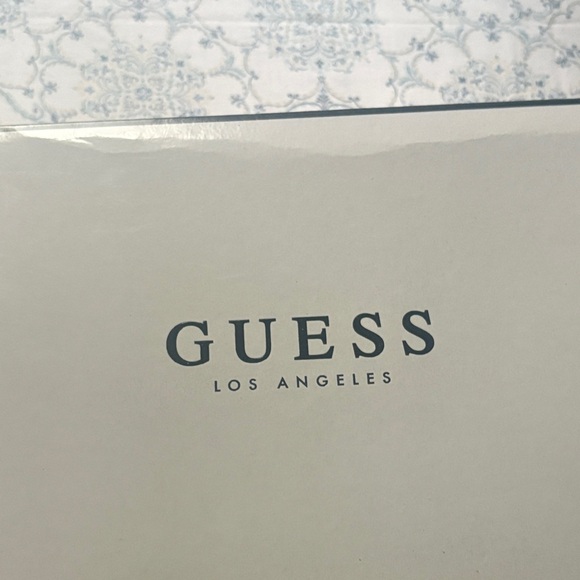 Guess Red Quilted Lace-Up Sneakers - Picture 6 of 6